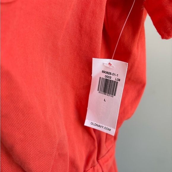 Old Navy Utility Romper Large NEW! - Picture 2 of 8